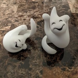 2 Partylite P7026 Ghost Ornaments for Candles